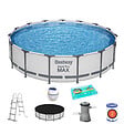 BESTWAY - Piscine HS Steel ProMax - Filtre à cartouche - 457x107cm - vignette
