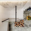 AICA SANITAIRE - AICA paroi de douche 100x200cm paroi de douche à l'italienne en 8mm verre anticalcaire style moderne avec barre de fixation noire 140cm - vignette