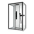 AURLANE - Cabine de douche 115x90x210 cm avec receveur + bonde 90mm + Grille linéaire - FACTORY 2 - vignette