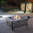 VOUNOT - Brasero exterieur 3 en 1 pour jardin et balcon - vignette