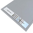 STANO - Receveur de douche 90 x 160 cm extra plat gris LUCIA en SoliCast® surface ardoisée - vignette