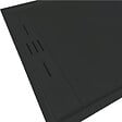 STANO - Receveur de douche 80 x 140 cm extra plat noir SALVI en SoliCast® surface ardoisée - vignette