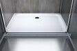 LANERI - Douche De 6 Mm Avec Un Paroi Fixe Laterale Et Porte Type Saloon  (receveur Non Inclu) – 97,5-100 Fixe X 67-70 Saloon - vignette