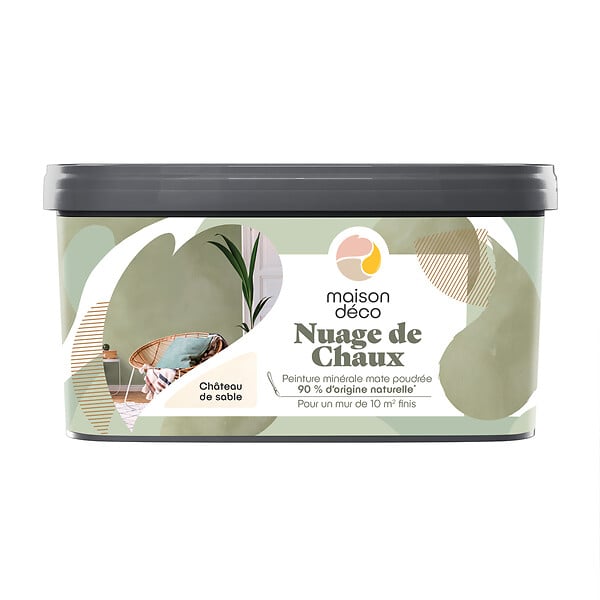 MAISON DECO - MAISON DECO - Nuage de chaux 2L chateau de sable - large