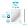 AURLANE - Miroir salle de bain avec eclairage LED - 50x70cm - GO LED - vignette