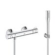 GROHE - Grohe Set de douche Mitigeur thermostatique Grohtherm 800 + Douchette stick 1 jet Euphoria Cosmopolitan, Chrome (34558000-Euphoria) - vignette