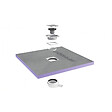 JACKON - Jackon Receveur de douche à carreler Aqua Centré 1000x1000x40mm siphon horizontal offert (4512088 + 4512007) - vignette