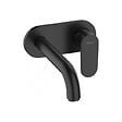 HANSGROHE - Vernis Blend Set Mitigeur de lavabo encastré mural, bec 207 mm + Corps d'encastrement, Noir mat (71576670-SET) - vignette