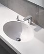 GROHE - Bau Cosmopolitan E Lot de 2 mitigeurs lavabo infrarouge 1/2″ avec limiteur de température ajustable, Chromé (36451000-DUO) - vignette