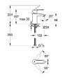 GROHE - Eurostyle Cosmopolitan Set Mitigeur lavabo Taille S + Bonde clic clac Grohe pour lavabo avec trop-plein (3246820E-CLICCLAC) - vignette