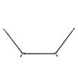 OUTSUNNY - Support pied de hamac structure robuste métal époxy noir hauteur réglable 6 niveaux dim. 2,80L x 1,20l x 1,10H m - vignette