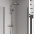 GROHE - Colonne de douche thermostatique XXL Cube 250 + Douchette 2 jets, Chrome (26696022) - vignette