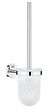 GROHE - BauCosmopolitan Set d'accessoires avec Brosse WC murale + Dérouleur de papier en métal, Chrome (40463001-DUOESSENTIALS) - vignette