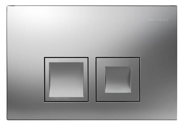 GEBERIT - Geberit Pack bâti support DuofixBasic + WC suspendu sans bride + plaque Geberit DELTA50 chrome mat (PorcherGeb2) - large