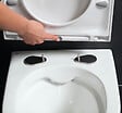 VILLEROY ET BOCH - Pack WC Bâti-support + WC Swiss Aqua Technologies sans bride et fixations invisibles + Plaque blanche (ViConnectSATrimless-2) - vignette