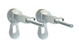 GROHE - Pack WC Bâti-support + WC SAT Infinitio sans bride fixations invisibles + Plaque + Panneau isolation phonique ArenaInfinitio - vignette