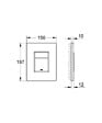 GROHE - Pack WC Bâti-support + WC Swiss Aqua Technologies Infinitio sans bride, fixation invisible + Plaque chrome - vignette
