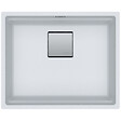 FRANKE - Franke Kubus 2 KNG 110-52 Fragranit+ Évier de cuisine sous-plan Blanc glace - vignette