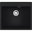 FRANKE - Franke Maris MRG 610-54 Evier à encastrer 59x50cm, avec bonde et siphon gain de place, en Fragranit+, Noir mat - vignette