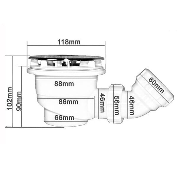 AICA SANITAIRE - AICA receveur de douche blanc 150x80cm rectangulaire, Extra-plat, bac à douche avec le kit de plinthe, 10 pieds, la bonde de receveur et le siphon 90cm - large
