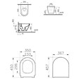 GEBERIT - Pack WC Bâti-support UP720 extra-plat + WC sans bride Integra avec fixations invisibles + Abattant softclose + Plaque blanche - vignette