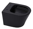 GEBERIT - Pack WC bâti Duofix + WC sans bride Infinitio Noir mat + Abattant frein de chute + Plaque Delta 50 Noire - vignette