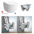 GROHE - Pack Cuvette Compacte SENTO RIM-EX sans bride + Rapid SL autoportant NF + plaque Skate Air blanc ProjectSentoRimlessCOMPACT-3 - vignette