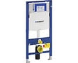 GEBERIT - Pack Bâti-support UP320 + WC sans bride Bello + Abattant softclose + Plaque blanc chromé (GebBello-C) - vignette