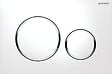 GEBERIT - Pack Bâti-support UP320 + WC sans bride Bello + Abattant softclose + Plaque blanc chromé (GebBello-C) - vignette