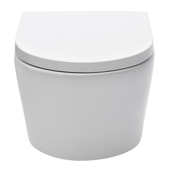 GROHE - Pack WC autoportant avec cuvette Swiss Aqua Technologies sans bride + Plaque chrome (ProjectSATrimless-1) - large