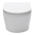 GROHE - Pack WC autoportant avec cuvette Swiss Aqua Technologies sans bride + Plaque chrome (ProjectSATrimless-1) - vignette