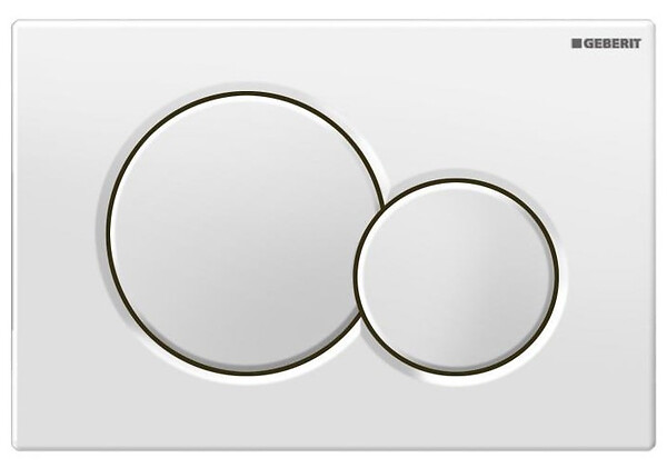 GEBERIT - Pack WC bâti-support UP720 extraplat + WC SAT sans bride fixations invisibles + Abattant + Plaque blanche SLIM-SATrimless-B - large