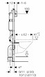GEBERIT - Pack WC Bâti Duofix + Cuvette suspendue Porcher sans bride + Abattant Ideal Standard ASTOR + Plaque blanche (PorcherGeb3) - vignette