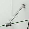 AICA SANITAIRE - AICA barre de stabilisation 450mm pour douche à l'italienne, barre de fixation la pince 360° - vignette