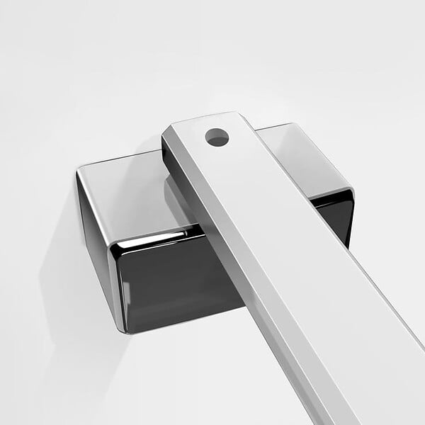 AICA SANITAIRE - AICA barre de stabilisation 450mm pour douche à l'italienne, barre de fixation la pince 360° - large