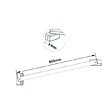 AICA SANITAIRE - AICA barre de stabilisation 450mm pour douche à l'italienne, barre de fixation la pince 360° - vignette