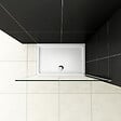 AICA SANITAIRE - AICA paroi de douche 120x200cm en 8mm verre anticalcaire paroi de douche à l'italienne - vignette