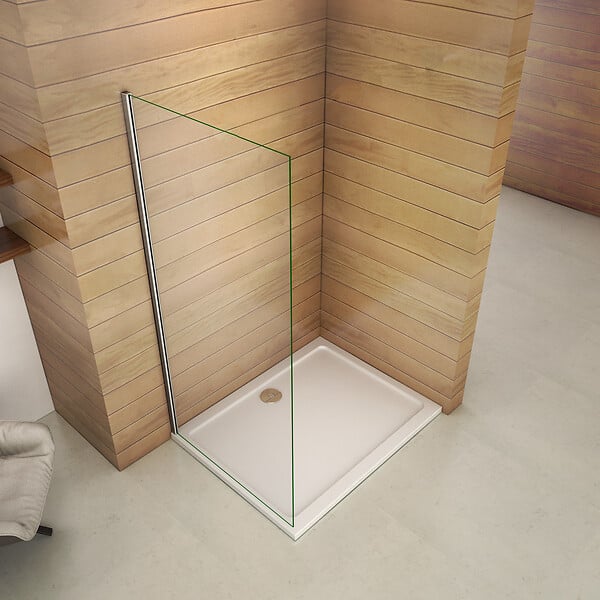 AICA SANITAIRE - AICA paroi de douche 70x200cm en 8mm verre anticalcaire paroi de douche à l'italienne - large