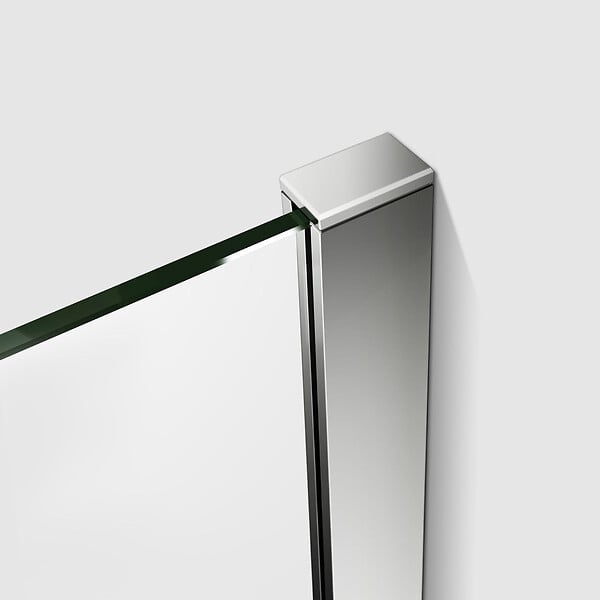 AICA SANITAIRE - AICA paroi de douche 110x200cm en 8mm verre anticalcaire paroi de douche à l'italienne - large