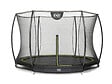EXIT TOYS - Trampoline enterré Silhouette Ø 3,05 m avec filet de sécurité Noir - Exit Toys - vignette