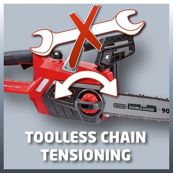 EINHELL - Tronçonneuse Sans Fil 18 V - 25 Cm - Ge-lc 18 Li Sans Batterie Ni Chargeur - large
