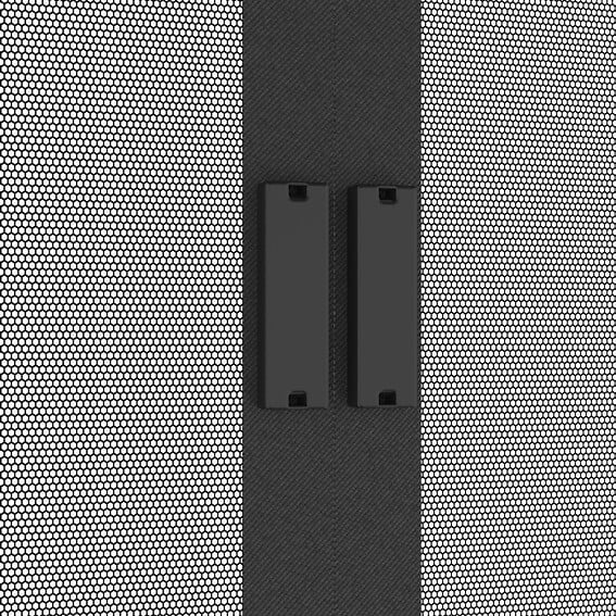 MOUSTIKIT - Moustiquaire rideau aimanté L100xH220 noir - large