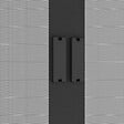 MOUSTIKIT - Moustiquaire rideau aimanté L100xH220 noir - vignette