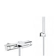 GROHE - Set bain/douche Mitigeur thermostatique Grohtherm 2000 + Stick de douche mural 1 jet, Chrome (34174001-CUBESTICK) - vignette