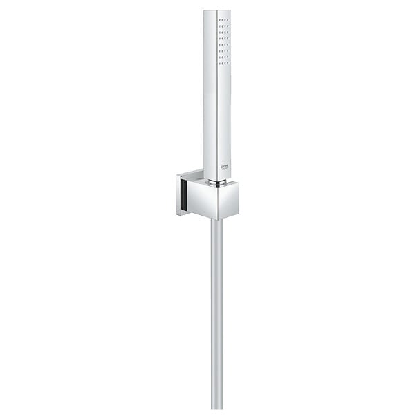 GROHE - Set bain/douche Mitigeur thermostatique Grohtherm 2000 + Stick de douche mural 1 jet, Chrome (34174001-CUBESTICK) - large