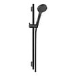HANSGROHE - Vernis Blend Set de douche avec mitigeur + Douchette à main 2 jets + Barre de douche 65 cm, Noir mat (71640670-Vernis) - vignette