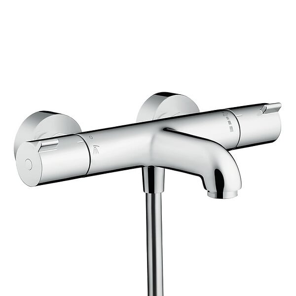 HANSGROHE - Ecostat 1001 CL Pack Mitigeur Thermostatique bain/douche + Set de douche Crometta Vario avec porte-savon (13201000-Crometta2) - large