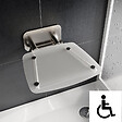 RAVAK - Ravak Ovo-B II-Clear siège de douche rabattable PMR pour cabine de douche (B8F0000051) - vignette
