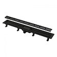 ALCA - Alca Caniveau de douche 850 mm avec grille, noir mat (APZ10BLACK-850M) - vignette