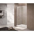 SWISS AQUA TECHNOLOGIES - Swiss Aqua Technologies T-Linea Porte coulissante douche verre trempé Easy Clean 120x200cm Ouverture droite à gauche TLDNEW120L02 - vignette